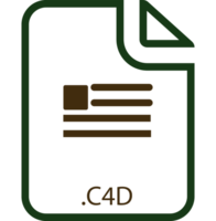 C4d Doted And Dashed Icon Inside png