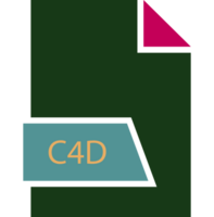 C4d File Format Icon Shape png
