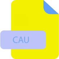 Cau File Extension Icon Thicker Outline png