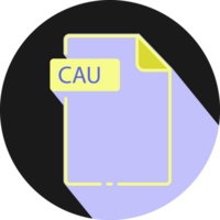 Cau File Fomat Minimal Icon With Circle Outside png