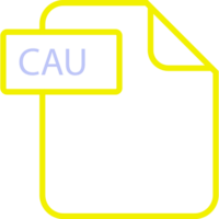 Cau File Format Icon Rounded And Spacing png