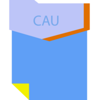 Cau File Format Minimal Icon png