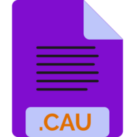 Cau File Icon Little Lines Outline png