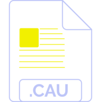 Cau File Icon Minsk Dashed Rounded Outline png