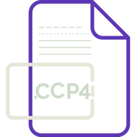 Ccp4 File Extension Icon Little Dot And Color Fill png