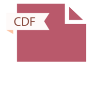 Cdf File Format Icon Roe Color Fill png