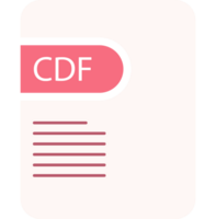 Cdf File Icon Deep And Minimal png