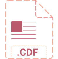 Cdf File Icon Minsk Dashed Rounded Outline png