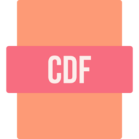 Cdf Ip File Extension Icon Color Fill Outer Flat png