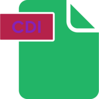 Cdi File Format Icon Rounded Shapes And Spacing png
