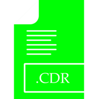 Cdr File Format Icon Fill Insidse With Symbol png
