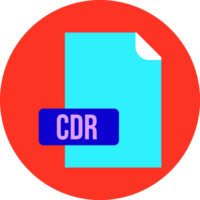 Cdr File Format Icon Rounded Circle Bg png