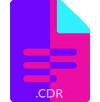 Cdr Icon 2 Color Combination Mixture png