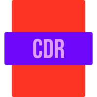 Cdr Ip File Extension Icon Color Fill Outer Flat png