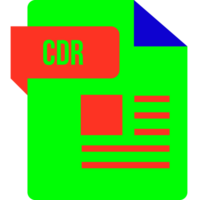 Cdr Ip Icon Sharp Corners Lines And Rectangle With Symbol png