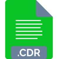 Cdr File Icon Minimal png