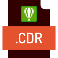 Cdr File Icon Fill Crisp Corners With Doted Lines png