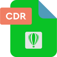Cdr File Format Icon Rounded Shapes png