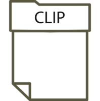 Clip File Extension Icobn Crisp Corners Thick Outline png