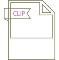 Clip File Extension Rounded Lines And Shape png