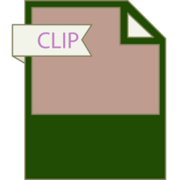Clip File Extension Icon Rounded Lines And Crisp Corners png