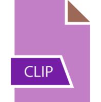 Clip File Format Icon Shape png