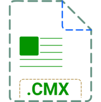 Cmx File Icon Minsk Dashed Rounded Outline png