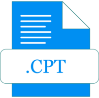 Cpt File Extension Icon Fill With Minimal Colors png