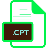 Cpt File Extension Icon Color Fill Rounded Corners Inside Transparent png