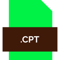 Cpt File Extension Icon Fill Crisp Corners With Symbol png