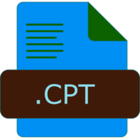 Cpt File Extension Icon Insidse Fill With Lines Fill png