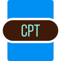 Cpt File Extension Icon Rounded And Color Fill png
