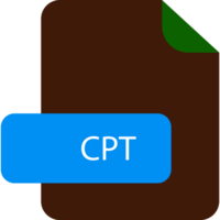 Cpt File Extension Icon Rounded Corners And Deep Color png