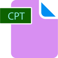 Cpt File Format Icon Rounded Shapes And Spacing png