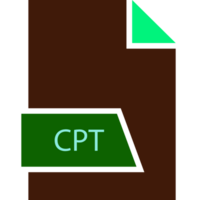 Cpt File Format Icon Shape png