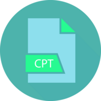 Cpt File Format Icon Space In Shapes And Circular Shape Outside png