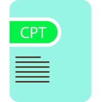 Cpt File Icon Deep And Minimal png
