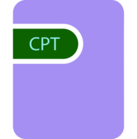 Cpt File Icon Black Fill And Empty For Symbol png