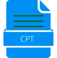 Cpt File Icon Black Color And Lines png