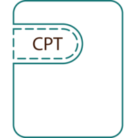 Cpt File Icon Thick Black Outline png