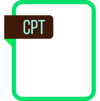 Cpt File Rectangular Icon png