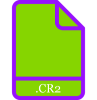 Cr2 File Minimal Icon With Symbol png