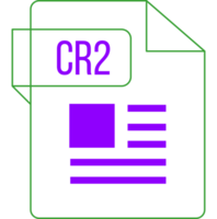 Cr2 Icon Inside Transparent Outline And Sharp Corners png