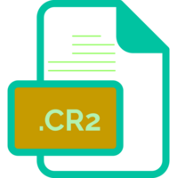 Cr2 File Extension Icon Color Fill Rounded Corners Inside Transparent png
