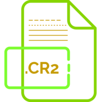 Cr2 File Extension Icon Little Dot And Color Fill png