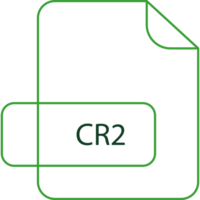 Cr2 File Extension Icon Raw Thicker Outline png