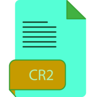 Cr2 File Extension Icon Rounded Lines And Crisp Corners png