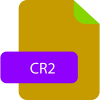 Cr2 File Extension Icon Rounded Corners And Deep Color png
