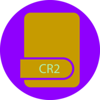 Cr2 File Format Icon Circular Shape png
