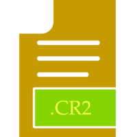 Cr2 File Format Icon Fill Inside png